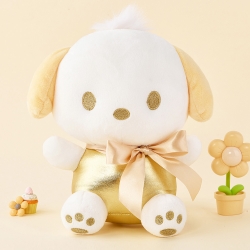 산리오 포차코 골드 봉제인형 25Cm