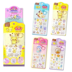 포켓몬 포켓피스 캔디봉봉 스티커 & 키링(12개/박스단위)