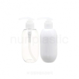 펌프 200㎖ 항아리용기 (반투명A형펌프)