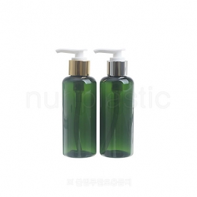 금속펌프 140㎖ 원형녹색 유광(일자형)