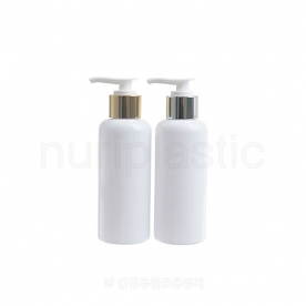 금속펌프 140㎖ 원형흰색 유광(일자형)