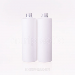 액체용기 500㎖ 원통흰색PE 알미늄캡
