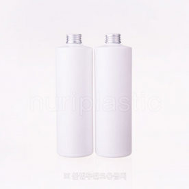 액체용기 500㎖ 원통흰색PE 알미늄캡