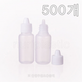 안약병 15㎖ 반투명PE,흰캡 500개
