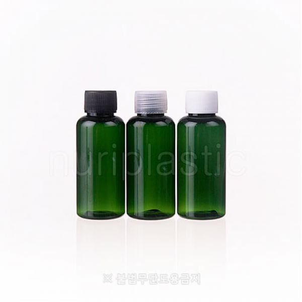 액체용기 60㎖ 원형녹색