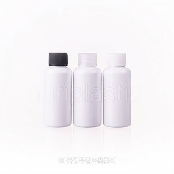 액체용기 60㎖ 원형흰색