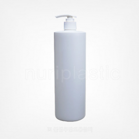 펌프 1ℓ 원통흰색PE,흰색신형펌프
