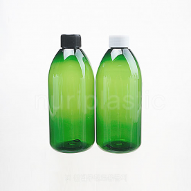 액체용기 500㎖ 원추녹색, 신형캡