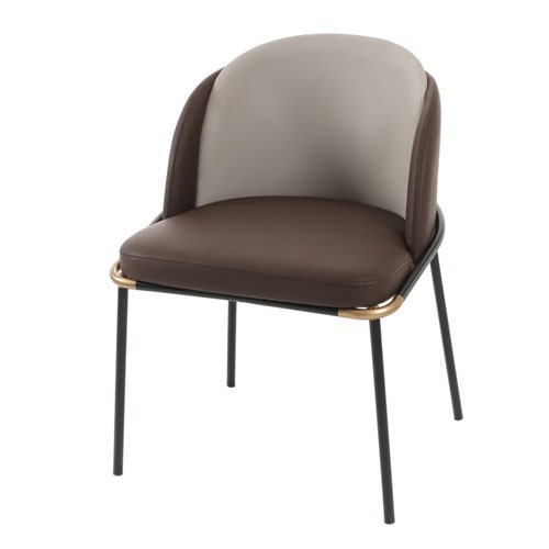 [DS]W271 더블톤(라운드) 철재의자/커피숍의자/인테리어의자