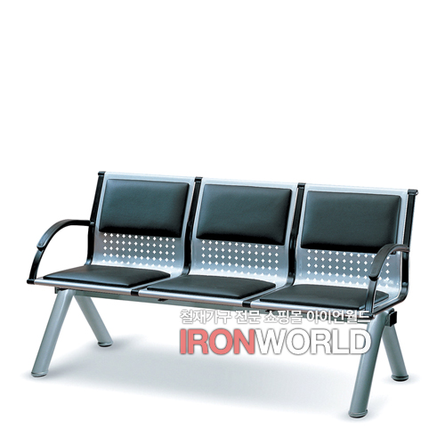 인천 대기실 의자 병원 약국 의자 로비체어 [KI ]삼각신타공 등유(팔유) 2인 3인 4인