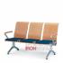 [KI]우드로비체어A형 3인 등유 대기실 의자 병원 약국 휴게실의자