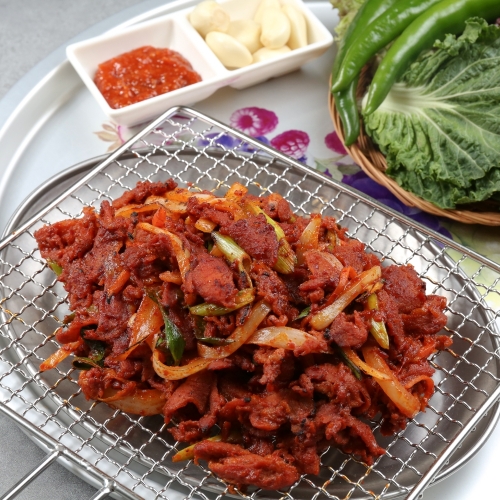 고추장 연탄 불고기