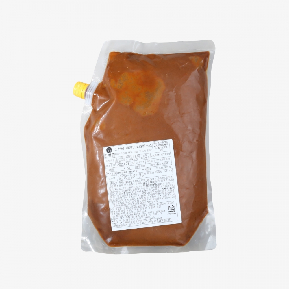 고선생 매운미소라멘소스 2kg