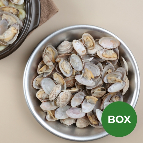 냉동자숙피바지락 10kg (500g*20개입)