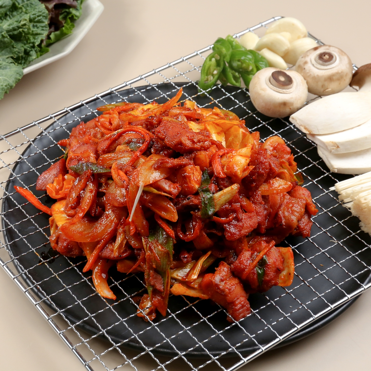 안주류 샘플 세트 ( 숯불닭갈비 1kg + 무뼈닭발 260g + 튤립닭발 370g + 오돌뼈 500g + 닭근위 1kg + 연탄직화 고추장불고기 1kg )