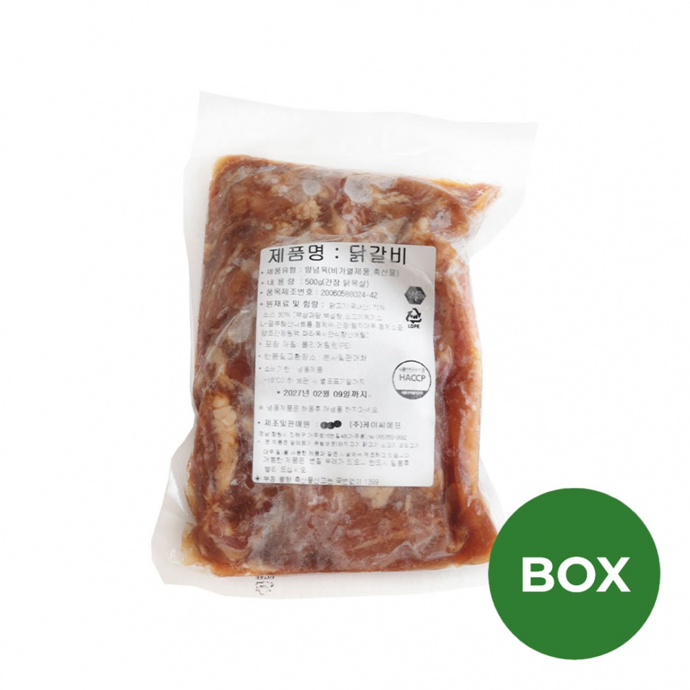 ⓚ 간장 닭갈비(목살) 6kg