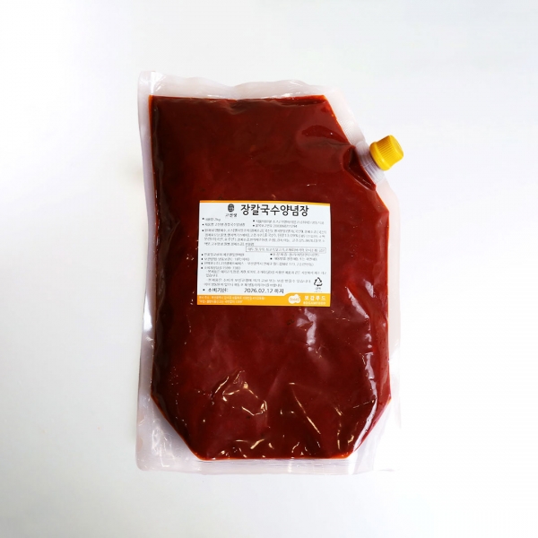 [ 유통기한 : 2026.09.07 ] 고선생 장칼국수양념장 2kg