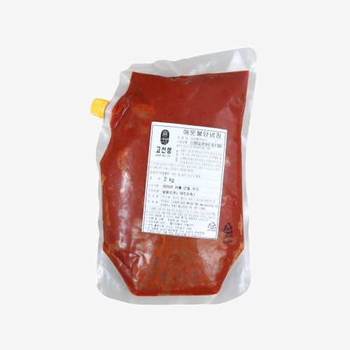 [ 유통기한 : 2026.07.07 ] 고선생 매운불양념장 2kg