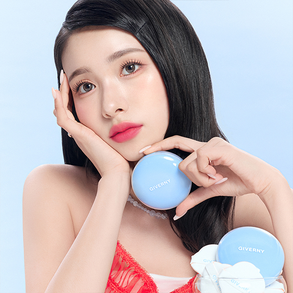 지베르니 클라우드 메쉬 쿠션(본품+리필)