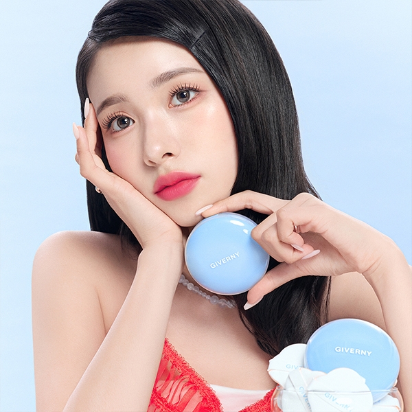 지베르니 클라우드 메쉬 쿠션(본품+리필)