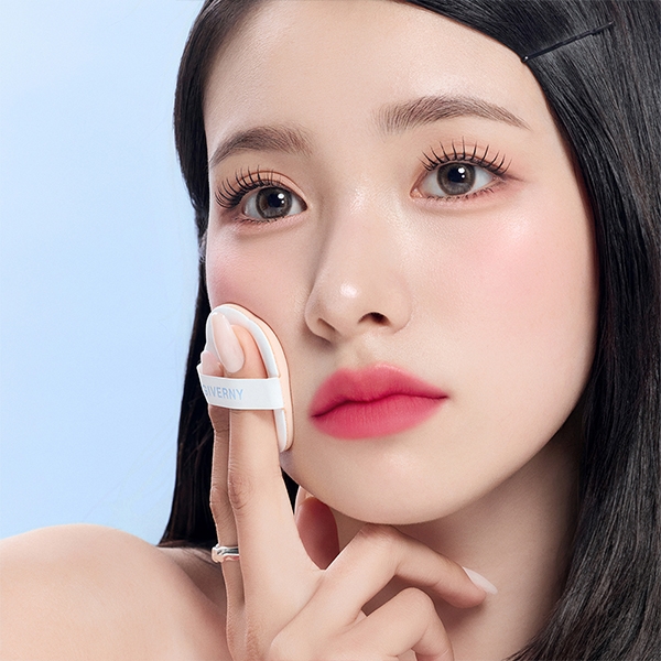 지베르니 클라우드 메쉬 쿠션(본품+리필)