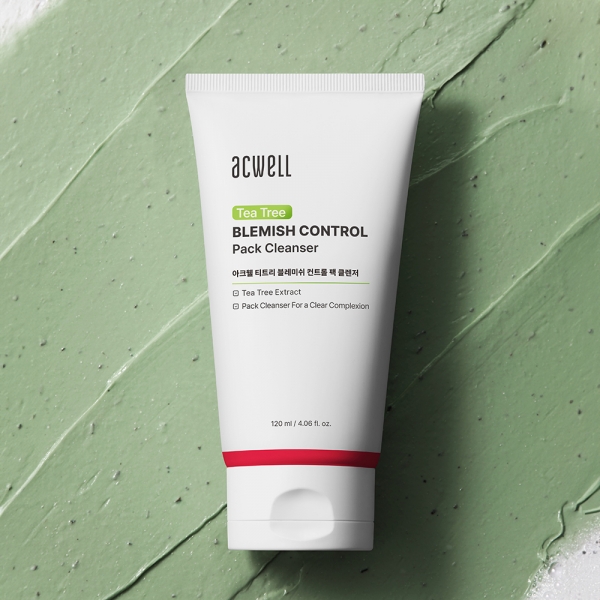 NEW 아크웰 티트리 블레미쉬 컨트롤 팩 클렌저 120ml