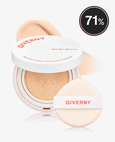 [패밀리세일] 지베르니 밀착 커버 톤업 선 쿠션 (12g)
