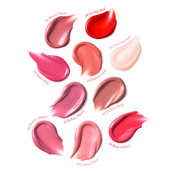 [패밀리세일] 지베르니 듀이 립 글레이즈 틴트 4.9g (9 Colors)