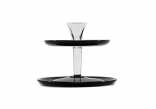 [NG] FOUNTAIN TWO TIER PLATE TOWER - BLACK