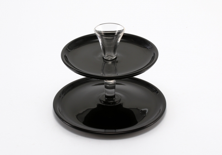 [NG] FOUNTAIN TWO TIER PLATE TOWER - BLACK