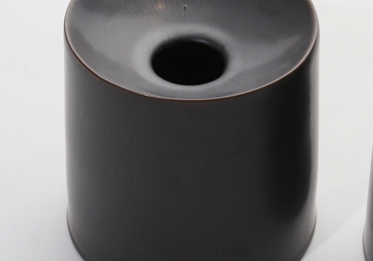 [QF ] VASE DISH TOP TAPERED CYLINDER - 블랙