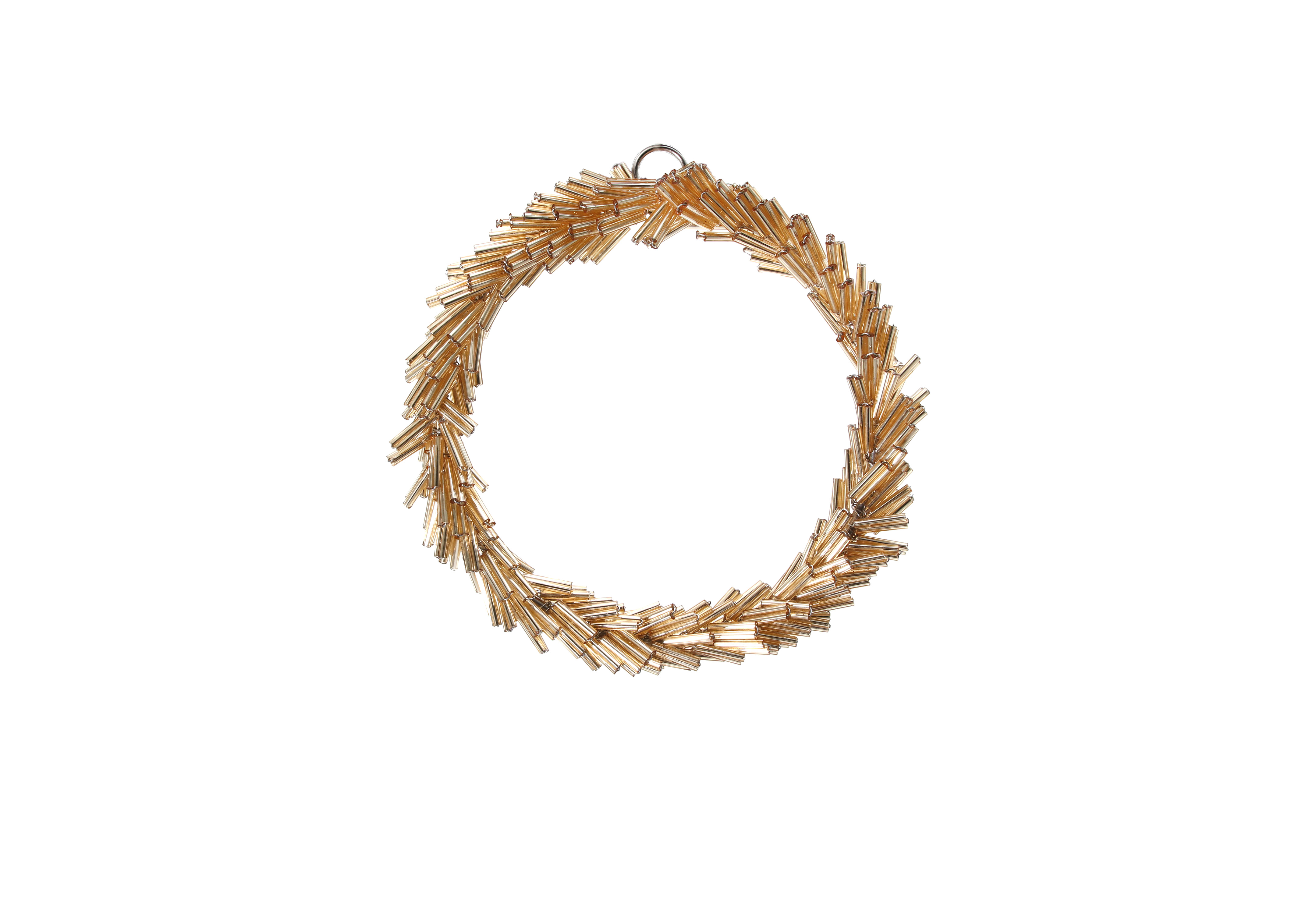 [AFD] 미니 화환 오너먼트 - 골드