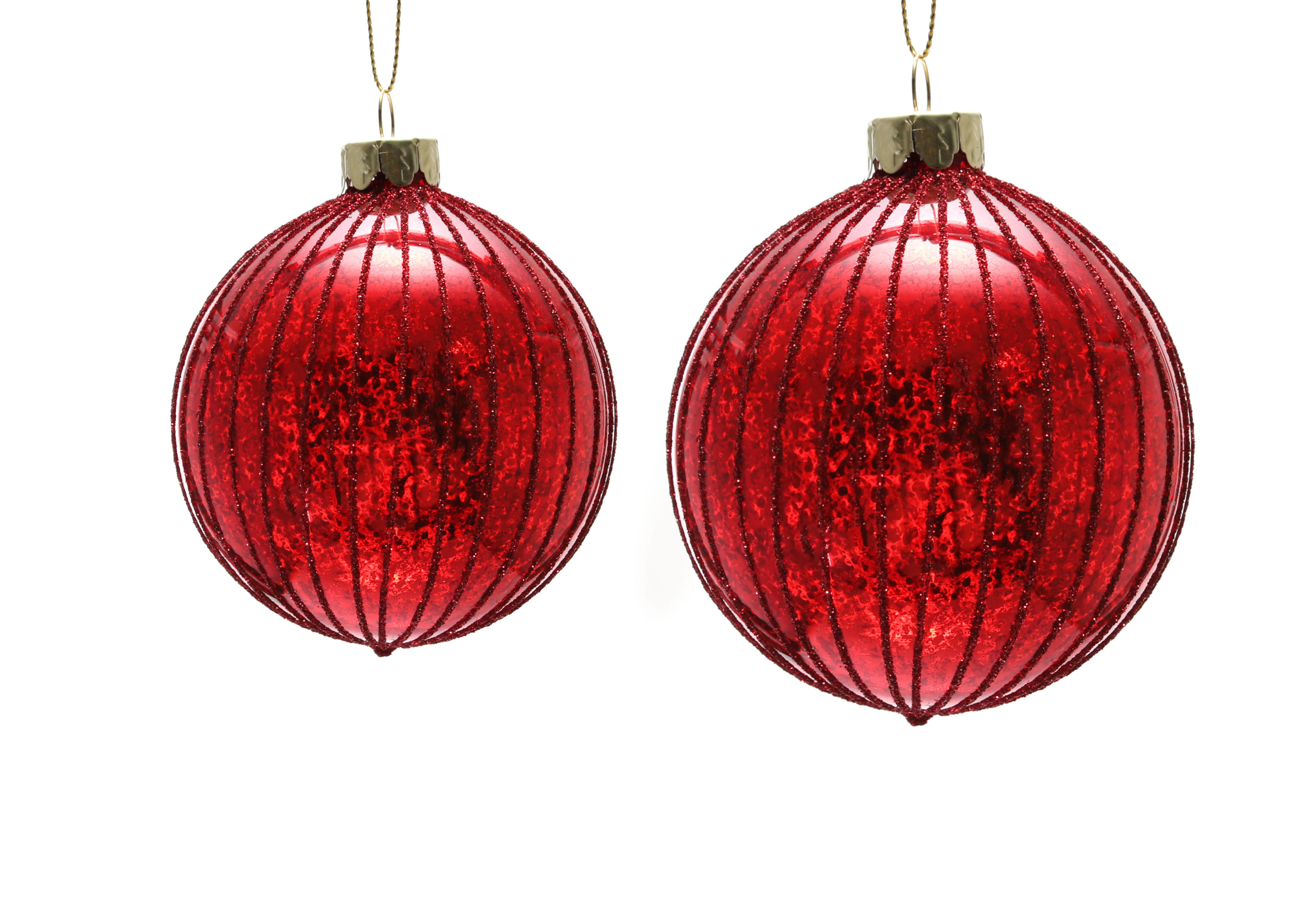 [DF] 글리터 라인 볼 - 레드