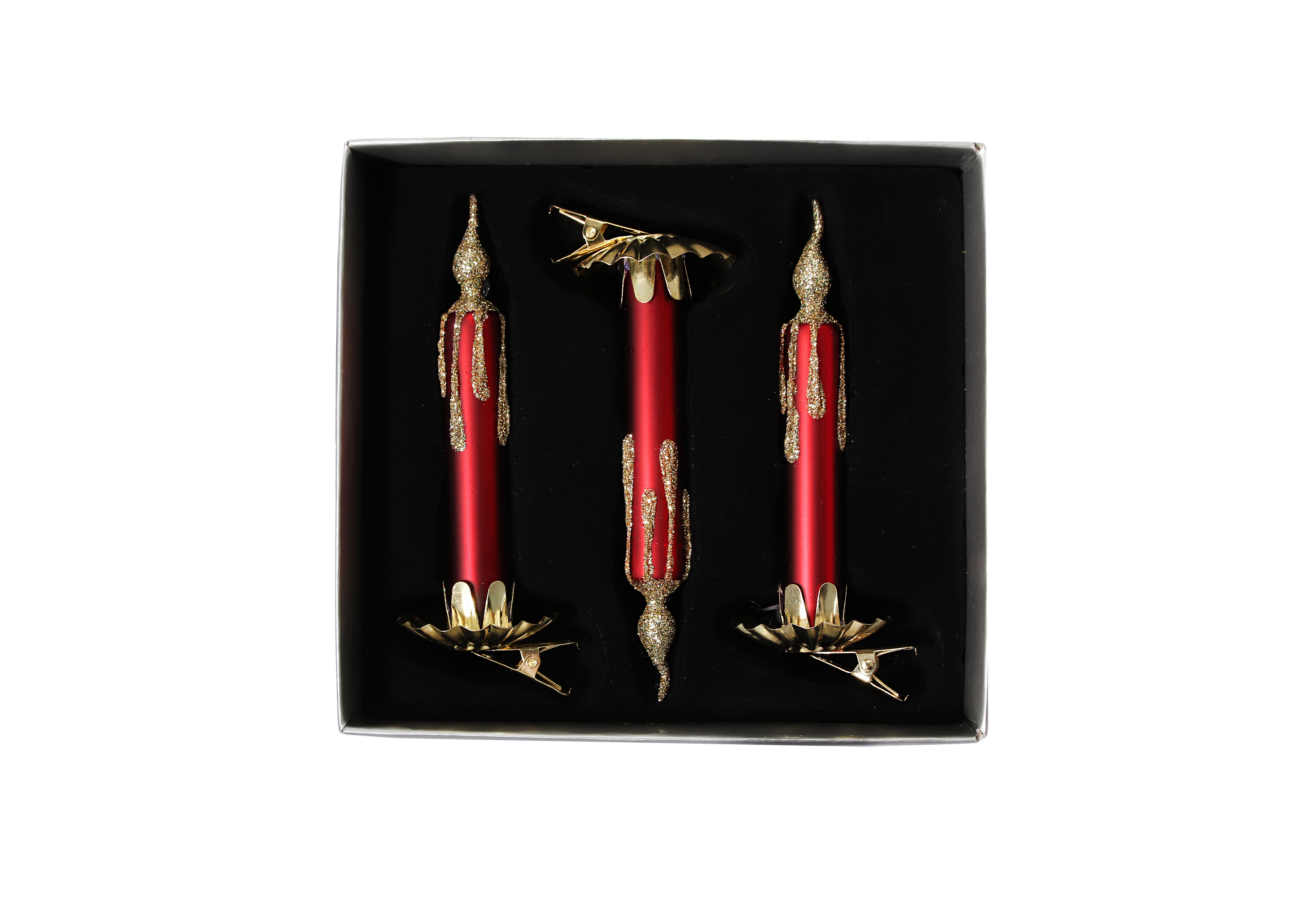 [DF] 글리터 레드 초 3set - 레드&골드