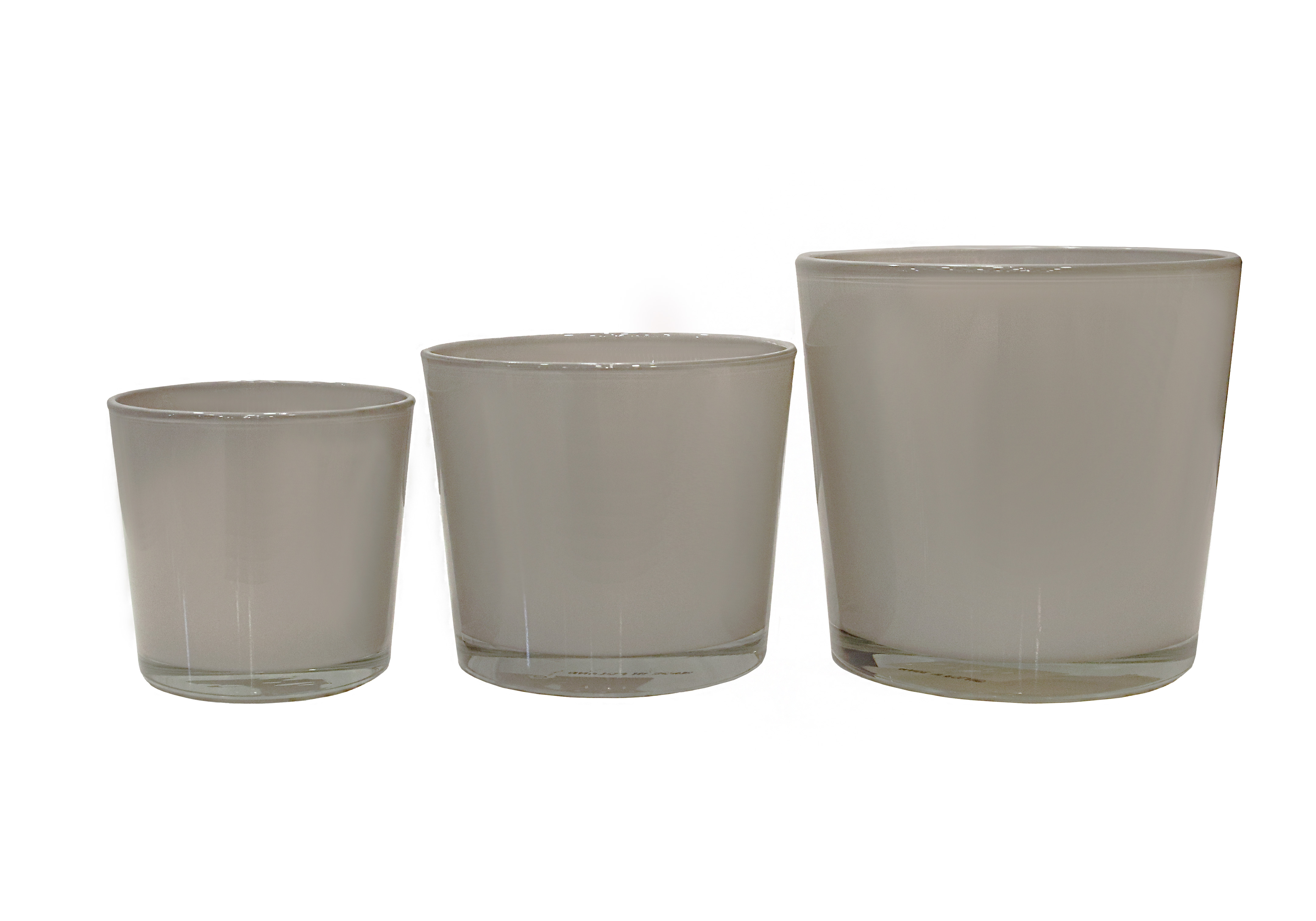 [HK] Conner Regular Planter Glass - MOUSE GREY