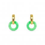 ROCA JADE HOOP EARRINGS