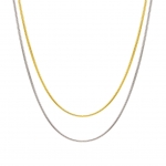 LA LIGNE BOA CHAIN TWO-TONE NECKLACE