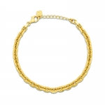 LA LIGNE ANKER CHAIN SOLID BRACELET