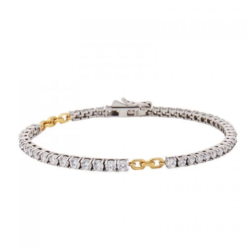 BB ANKER CHAIN TENNIS BRACELET