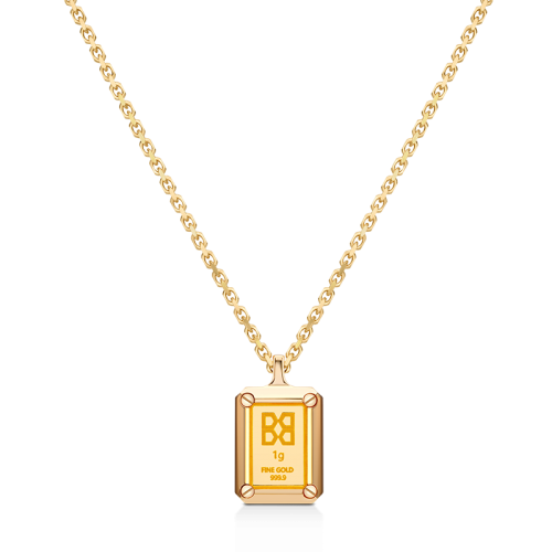 [NCT/2PM PICK] GRAM GOLD BAR NECKLACE