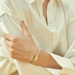 GRAM GOLD BAR WATCH BRACELET_Combi