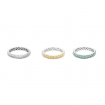 BB MICRO FULL PAVE ETERNITY RING_GREEN