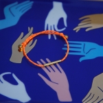 [NCT PICK] LA LIGNE SINGLE STRING BRACELET ORANGE DOT