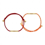 [NCT PICK] LA LIGNE SINGLE STRING BRACELET ORANGE DOT