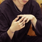 [원슈타인 PICK] LA LIGNE CERAMIC RING_BLACK