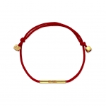 LA LIGNE SINGLE STRING BRACELET RED