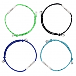 LA LIGNE SINGLE STRING BRACELET APPLE DOT