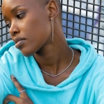 PEARL BB GREY BIJOUX NECKLACE