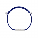 LA LIGNE SINGLE STRING BRACELET BLUE