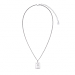 GRAM SILVER BAR PET NECKLACE